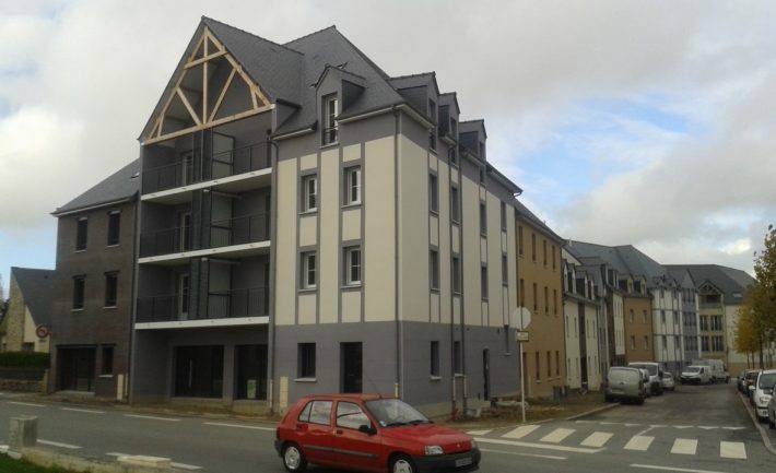 PLANCHAIS SAS Maconnerie A Vitre Construction De 40 Logements Collectifs Et Commerces A Vitre