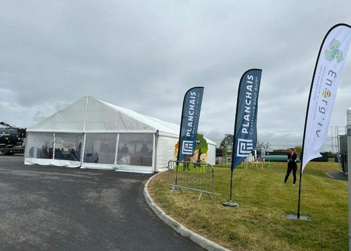 Entreprise Planchais Gros Oeuvre A Vitre Inauguration De Lunite De Methanisation ENERFEES – JANZE 1