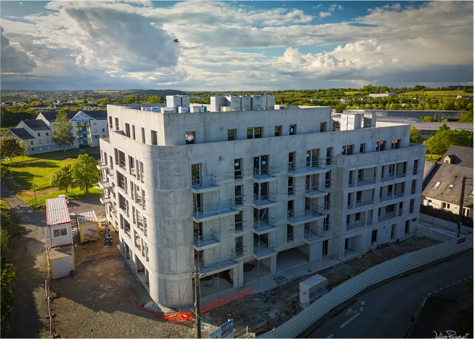 Entreprise Planchais Gros Oeuvre A Vitre Notre Nouvelle Realisation Sur Le Campus Universitaire De Laval ALPHA – 93 Logements Etudiants 2