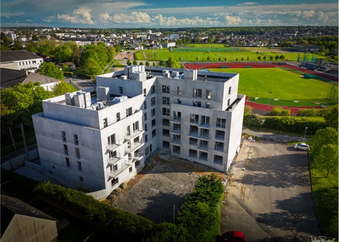 Entreprise Planchais Gros Oeuvre A Vitre Notre Nouvelle Realisation Sur Le Campus Universitaire De Laval ALPHA – 93 Logements Etudiants
